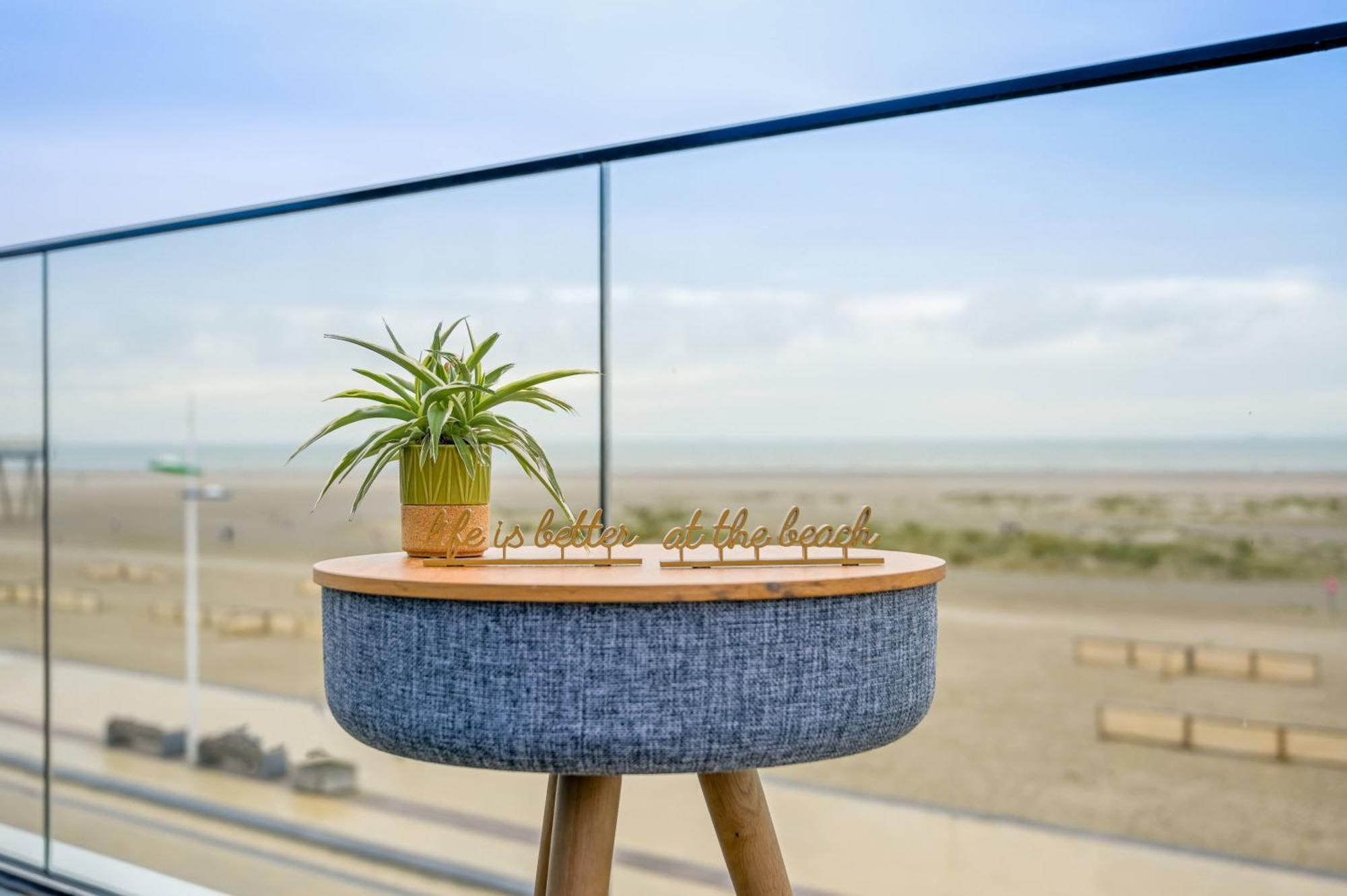 Penthouse La Naturale Zeezicht Brügge Exterior foto
